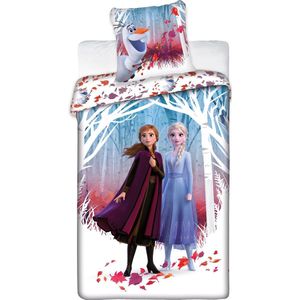 Disney Frozen 2 Dekbedovertrek - Eenpersoons - 140 x 200 cm - Polyester