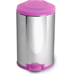 Simplehuman Roundstep Pedaalemmer - 4,5 l - Roze