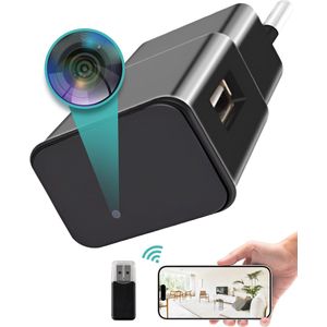 BP® Spy Camera Adapter met WiFi V2 - Verborgen Camera - Mini Camera - Afluisterapparatuur - Spionage Camera - Werkt met App - FULL HD 1080P- Nederlandse Handleiding