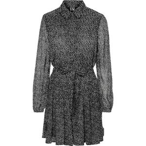 VERO MODA - VMHOLLY LS VOLUME SHORT DRESS WVN GA - Dames - Mini jurken