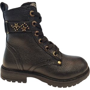 Develab 44366 922 Meisjes Veterboots - Zwart - 28