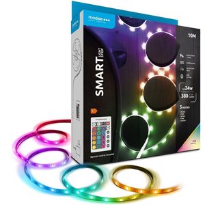 Modee Smart Led Strip 2 Meter met Afstandbediening - 7W - Lichtstrip Zelfklevend - RGB - USB Aansluiting - Afstandbediening