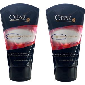 Olaz - Regenerist - Gezichtsreiniger - Mini-Peeling - 2x150 ml Voordeelverpakking