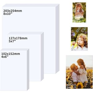 Vellen fotopapier 50 vellen – voor dagelijks gebruik – 10 x 15 cm
