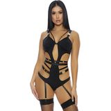 Forplay We Click - Lingerie Set black Small