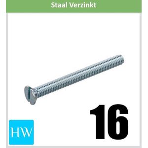 Metaalschroef M3 x 16mm (10 stuks)