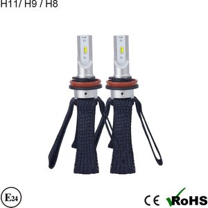 H11/H9/H8 Set Led G10J koplampen set 12.000 lumen flex E-keur