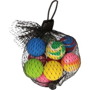 Adore Stuiterballen mix - 25 Stuks - Rubberen stuiterballen - Party bag fillers voor kinderen - Verjaardagsspeelgoed voor kinderen - Meerkleurig met verschillende ontwerpen.