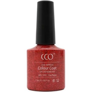 CCO kleur Fire Flame 10041 - - Dekkende kleur - 7.3ml - Vegan