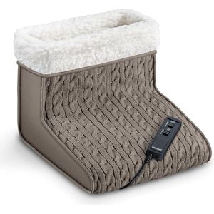 Voetverwarmer massage en warmte voor gestreste voeten met zachte teddyvoering - Ontspanning
