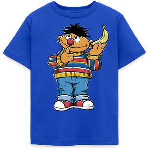 Sesamstraat Ernie met Banana Pose T-Shirt Kinderen