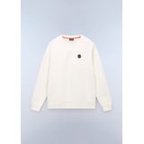 Trui Napapijri Men B-Badge Crew 1 White Heron-XS