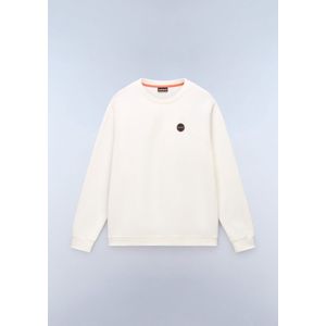 Trui Napapijri Men B-Badge Crew 1 White Heron-XS