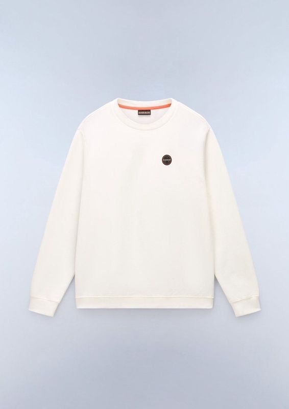 Trui Napapijri Men B-Badge Crew 1 White Heron-XS