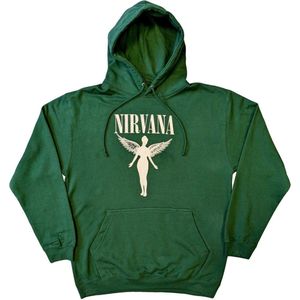 Nirvana - Angelic Mono Hoodie/trui - M - Groen