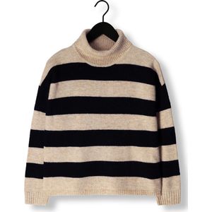 Object Objminna L/s Rollneck Knit Pullover Noos Truien & vesten Dames - Sweater - Hoodie - Vest- Beige - Maat XL