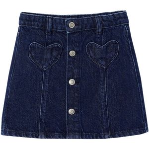 Spijkerrok - A-Vorm - Blauw - 100% Katoen