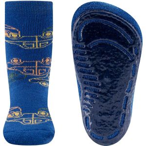 Ewers antislip sokken auto's blauw