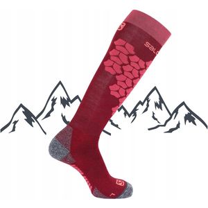 Salomon S/ACCESS Merino Skisokken - Warm & Comfortabel - Maat 45-47