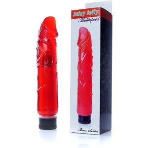 Vibrator-Juicy Jelly - Multispeed Red - Dildo