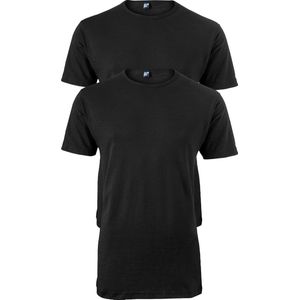 Alan Red - Ottawa T-shirt Stretch Zwart (2Pack) - Heren - Maat M - Body-fit