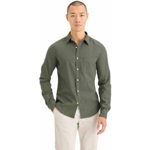 Dockers Slim Original Overhemd Groen XL Man