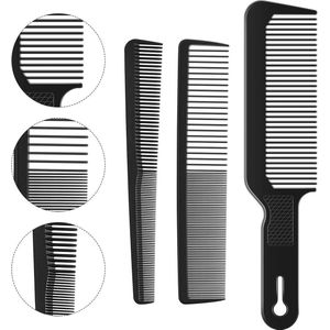 EGoods - Kamset voor kappers: tondeuse kam, taper kammen en hittebestendige vezelsnijkam - 3-delige set