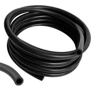 Vacuümslang Automotive Flexibele Siliconenslang 5mm Hoge Temperatuur - 2 Klemmen 110psi Max Druk Vacuümpomp - 3 meters (id 5mm Od 10mm)