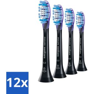 Philips Sonicare - Opzetborstels - G3 Premium Gum Care - Gezond Tandvlees - 4 opzetborstels - HX9054/33 - Voordeelverpakking - 12 stuks