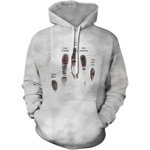 Kersthoody voor heren - 3D-geprinte kersttrui met zak - informeel sweatshirt met kerstmotief