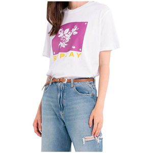 Replay W3623d.000.20994 T-shirt Met Korte Mouwen Wit XS Vrouw