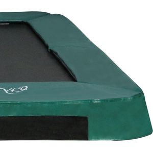 Etan Hi-Flyer Trampoline Inground Beschermrand - t.b.v. trampoline van 310 x 232 cm / 1075ft - Groen - Rechthoekig - Goede Kwaliteit