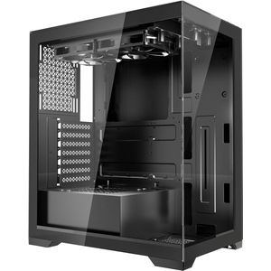 VEVOR Mid-Tower PC Gaming Behuizing met 2x120mm Ventilatoren voor ATX Moederbord