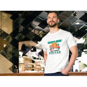 Shirt - Hodlers united - Wurban Wear | Grappig shirt | Crypto | Unisex tshirt | Boeken | Valuta | Ethereum | Blockchain | Meme | Trading | Hodl | Wit