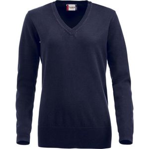 Aston dames V-neck sweater marine xl