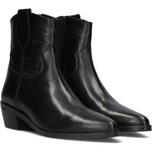 Notre-V Fru110 Enkellaarsjes - Enkelboots met rits - Dames - Zwart - Maat 38