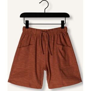 PLAY UP Rib Shorts Broeken Jongens - Bruin - Maat 98