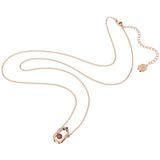 Swarovski - Sparkling 5620550 - Ketting - Rosékleurig - Basis Metaal