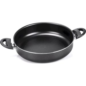 Moneta - Gea Braadpan Ø 32 cm - Gerecycled Aluminium - Zwart -