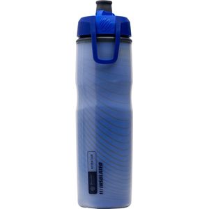 BLENDERBOTTLE - BLAUW - 710ml INSULATED Hydration / water Halex Sports bidon - Speciale wielrenbidon met uniek mondstuk. Drink vanuit iedere richting.