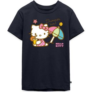 Hello Kitty Op Het Strand Onder Een Zonnescherm Premium T-Shirt Tiener