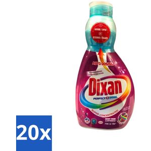 20 x Dixan Perfect Dose - Vlekkenkampioen - Extreme Power - Gekleurde Was - 26 Wasbeurten - Gekleurde Was - Vlekkenverwijdering - Anti Kleuroverdracht - Perfecte Dosering - Superconcentreerd Wasmiddel