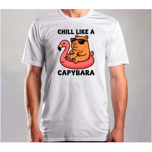 Chill like a capybara - T Shirt - CuteGift - AdorableGift - GiftVibes - SoCute - SchattigCadeau - LiefCadeau - CadeauVibes - ZoLief - Capy - Capybara
