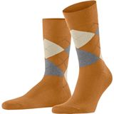 FALKE - Sensitive Argyle - Katoen Sokken - Heren - Comfort Tailleband - Maat 39-42