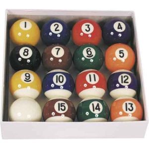 TopTable Poolballen A-Klasse 57,2mm - Set Poolballen