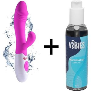 Easylove Tarzan G-spot Vibrator met Vibies Glijmiddel Combinatie Voordeel Set