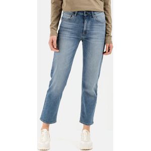 camel active Cropped Jeans in straight fit - Maat womenswear-27/32 - Blauw