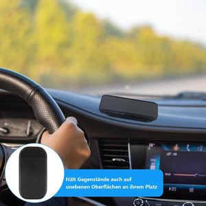6 stuks - auto antislipmatten - Auto antislip - Anti-slip mat Auto Dashboard - Anti Slip Matje Auto - Antislipmatje Auto Dashboard - 13cm x 7cm - Bureau Antislipmatten - Veilig en Stabiel - Anti-slip Pad