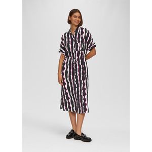 s.Oliver - Overhemdjurk - Zomer - Midielengte - Crêpe Textuur
