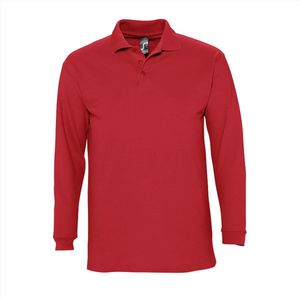 SOL'S Long Sleeve Polo Winter II L549 - Red - M